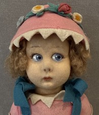 Vintage 13” Lenci Doll In