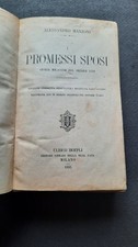 I PROMESSI SPOSI Alessandro Manzoni Hoepli 1895 libro antico
