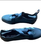 Scarpe da ciclismo Adidas uomo The Indoor nere bianche 3 bulloni GX6544 taglia 10 1/2