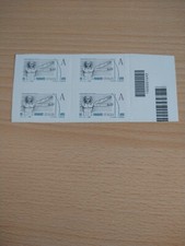 Italia francobolli del 2015 Uomo Vitruviano in quartina con codice a barre  MNH.