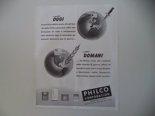 Advertising pubblicità 1944 - advertising,