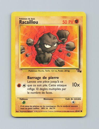 Geodude francese pokemon - francese,