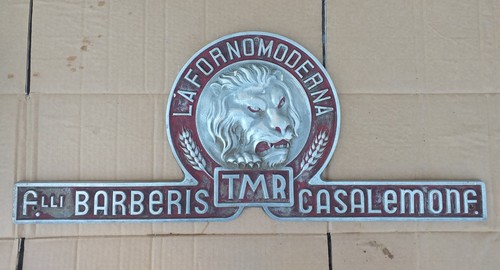 Insegna vintage cromata - insegna,