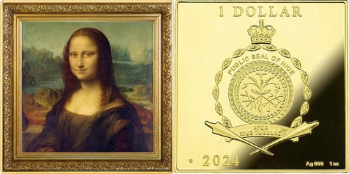 2024 niue monna lisa - 1, oz