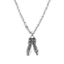 Collana con scarpette danza - con,