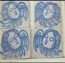 Lotto 4 Antiche Piastrelle