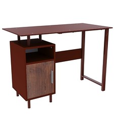 Scrivania con ripiano in vetro