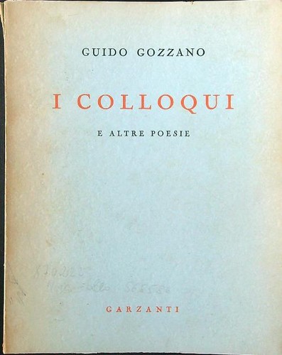 Colloqui altre poesie - i, e