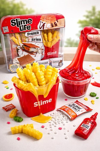 Slime life patatine - slime, fritte