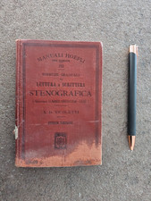 MANUALE HOEPLI - ESERCIZI GRADULI LETTURA E SCRITTURA STENOGRAFICA - V ED. 1914