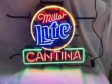Cantina Lite Beer Neon Sign