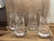 ? Set 4 bicchieri vino Cognac liquori RCR ROYAL CRYSTAL ROCK Vintage Cristallo