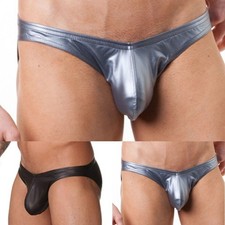 Uomo Similpelle Sexy Slip