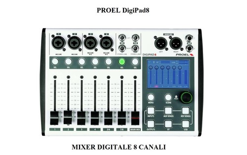 Proel digipad8 mixer - proel,