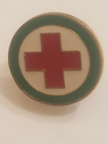 Spilla croce rossa - spilla,