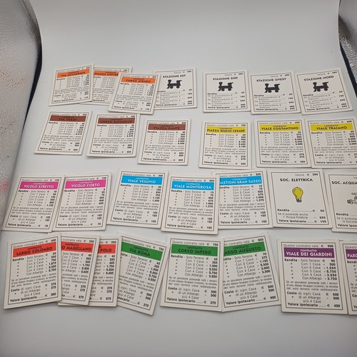 Monopoli contratti cartoncini