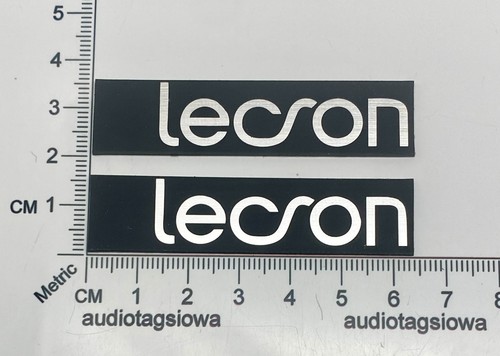Lecson speaker badge - speaker, logo