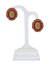 ORECCHINI TOPPA CORALLO