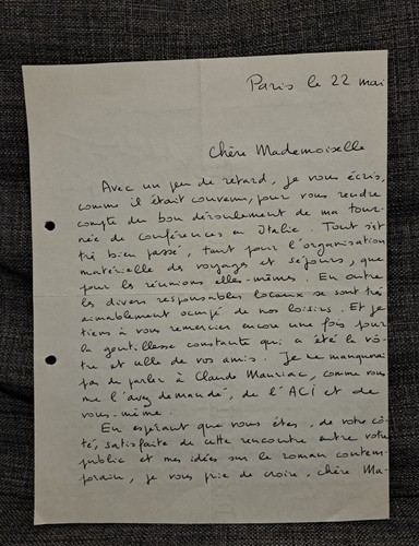 Robbe grillet lettera - robbe,