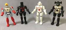 I MICRONAUTI - LOTTO MEGO MICRONAUTS  -MEGO GIG, HONG KONG  4 x VINTAGE ROBOT !!