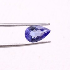 VVS 1,30 Cts Tanzanite Naturale Taglio Pera 9mm 6mm Abbagliante Pietra Preziosa Sciolta