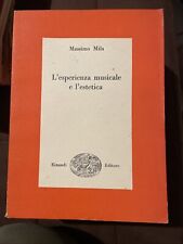 MASSIMO MILA-L'ESPERIENZA