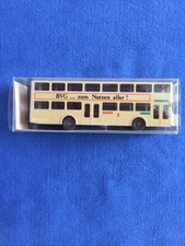 WIKING 1/87 autobus MAN SD 200 Berlin Bus a due piani con autista # 730 vintage