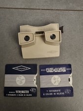 STEREORAMA VIEW MASTER - VISORE STEREO RAMA VIEWER + 2 Dischi anni '60 