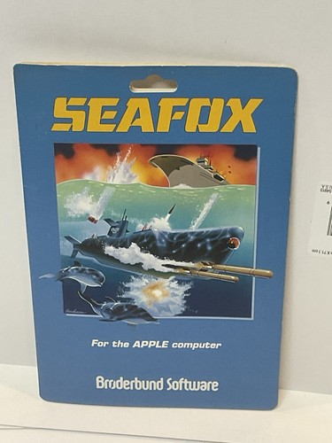 Sea fox vintage apple - fox,
