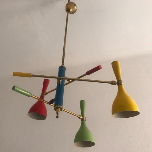 Lampadario tre luci sputnik