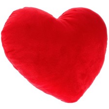 Cuscino Cuore Peluche Rosso