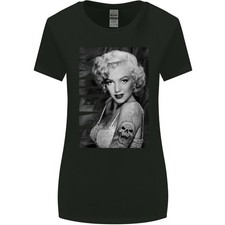 Marilyn Tattoo T-Shirt Donna Taglio Ampio