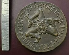 Medaglia centenario societa storia patria siciliana 1975 Palermo Studi Storici