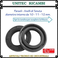 Paraolio da 10x16x4 a 12x35x10 Anello di Tenuta NBR serie completa doppio labbro