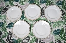 S5779 SET 5 PIATTI DA DOLCE IN PORCELLANA RICHARD GINORI SERVITO SERVIZIO