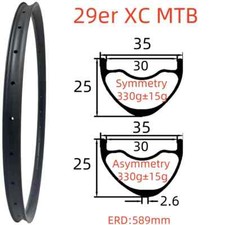 Cerchio carbonio 29er XC MTB