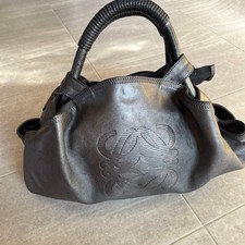 Borsa a mano Loewe grigia in