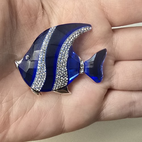 Spilla pesce swarovski 1803066 - spilla,