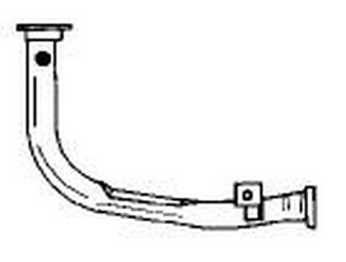 Tubo gas scarico per - 75, cv