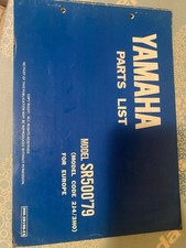 Catalogo Ricambi Parts List Yamaha Sr500