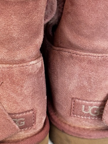 Stivali ugg rosa scamosciati - stivali,