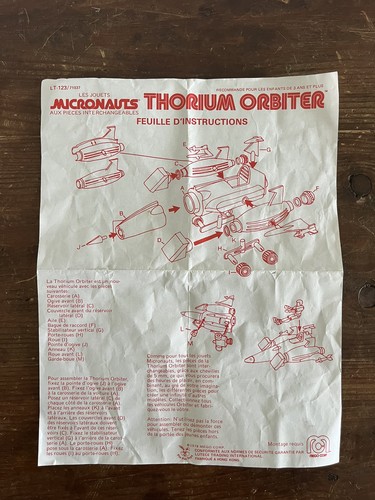 Vintage micronauts thorium - vintage,