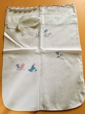 1950 Cotone Sacchetto Porta Biancheria Pigiama Pannolini  Neonato Ricamo A Mano 