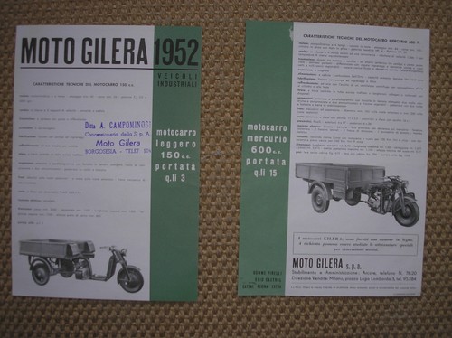 Moto gilera motocarro - gilera, leggero