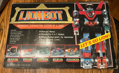 Voltron lionbot anni - lionbot,