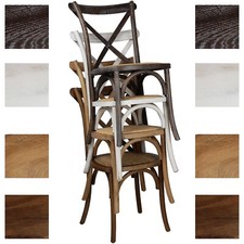 Sedia cross legno - in,