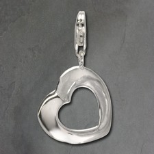 Silberdream charm cuore 925 - cuore,