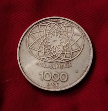 Moneta 1000 lire Roma Capitale Concordia 1870-1970