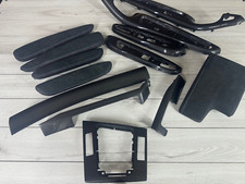 BMW E46 M3 Coupé Interior Trim Part SET Fibra di Carbonio Alcantara Pelle Pun...