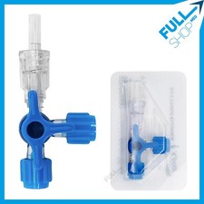 50 Rubinetti a 3 vie sterili per infusione - deflussori flebo tre uscite monouso